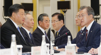 비핵화·경제발전·대화·화해협력’…文 만난 시진핑 ‘김정은 4대 원칙’ 소개(종합)