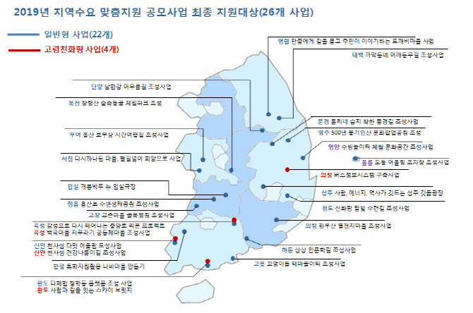 국토부, 23개 시·군 '지역수요 맞춤형사업' 지원
