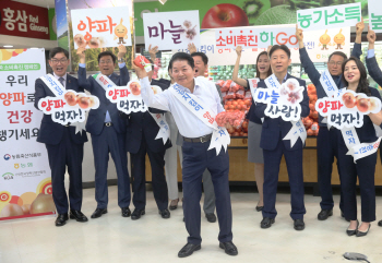 양파·마늘 소비 릴레이 캠페인, 이개호 장관 지명에 김병원 회장 '화답'