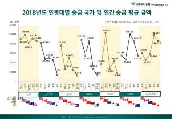 한국인 1명당 연 4200만원 해외송금..1020대 美유학, 30대↑ 中사업