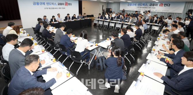 [포토]‘금융규제 샌드박스’ 시행 100일