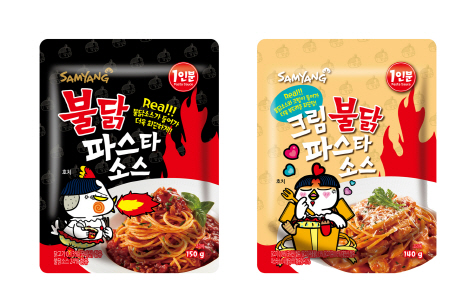 삼양식품, 불닭 파스타소스 2종 출시