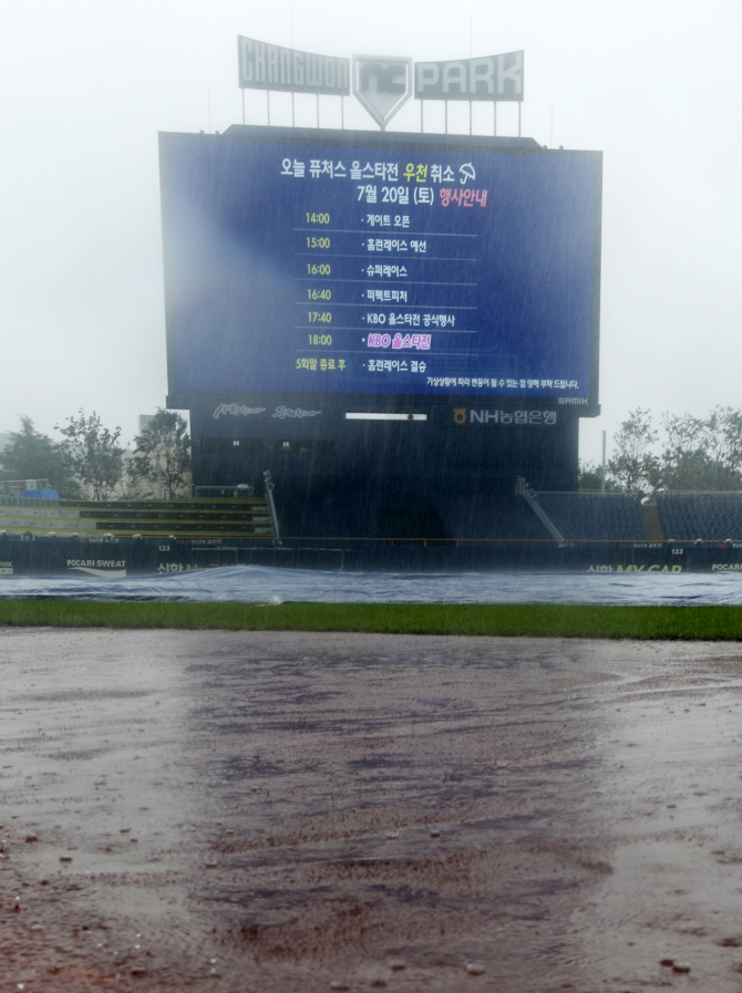 [포토] 2019 KBO 퓨처스리그 올스타전 우천 취소