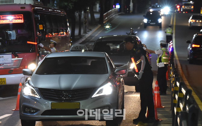 `제2 윤창호법` 한달, 음주사고 사망 71.4%↓…숙취운전 적발은 늘어