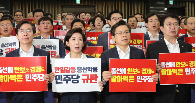 안보 이슈로 정국 분위기 반전…한국당 '표정관리'