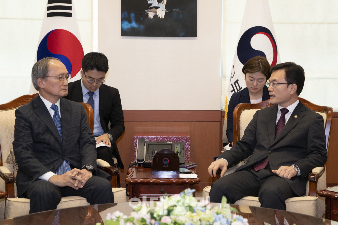 [포토] 외교부 청사 초치된 주한일본대사