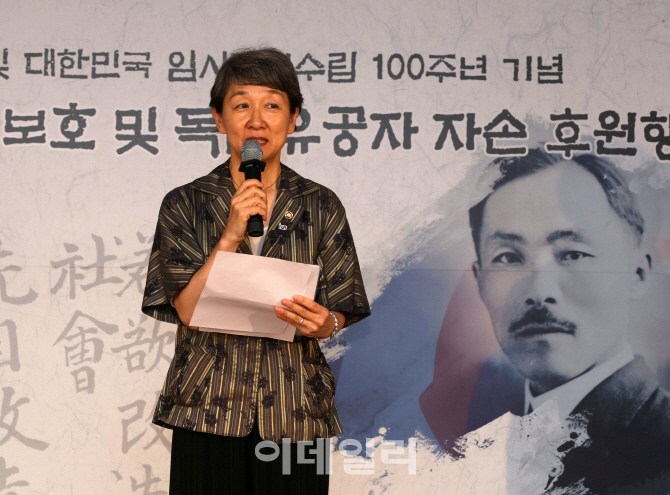 [포토] 인사말하는 문화재청장