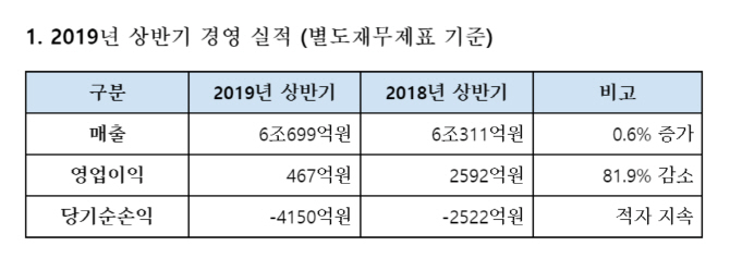 대한항공, 상반기 영업익 80%급감.."환율·인건비 증가"(상보)