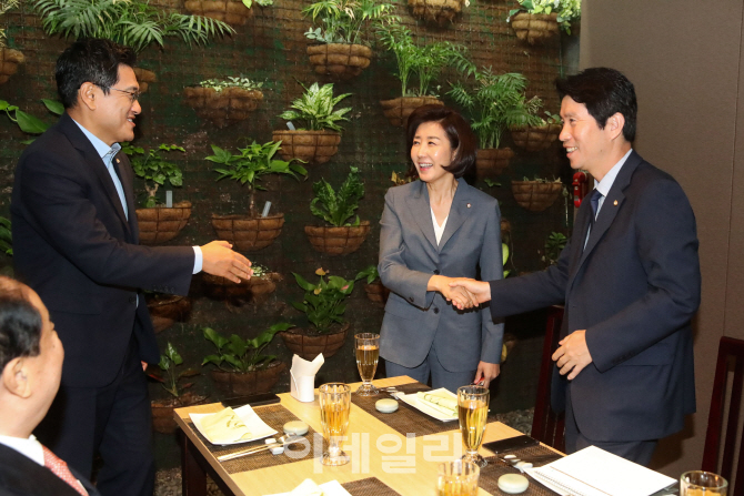 [포토]오찬 함께하는 여야 원내대표