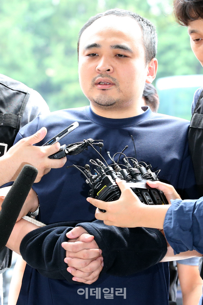 [포토]‘한강 훼손 시신’ 피의자 장대호 얼굴 공개돼
