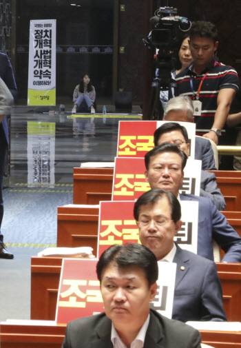 조국에 쏠린 與野… 선거제 개혁·수사권조정은 ‘뒷전’