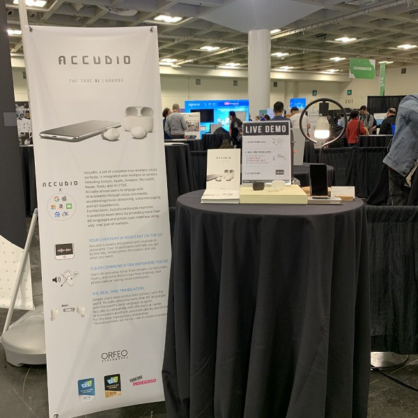 오르페오사운드웍스, AI 이어버드 아큐디오 공개 - 뉴스 썸네일 이미지