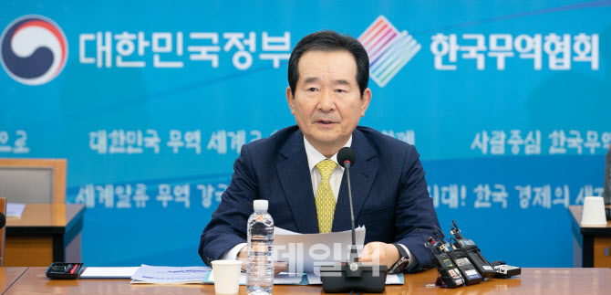 정세균 국무총리, 확대무역전략조정회의 인사말                                                                                                                                                      