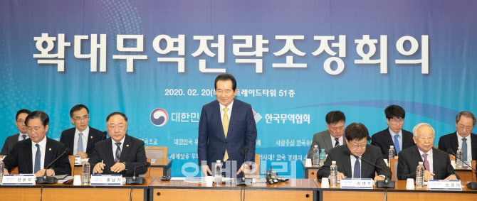 인사하는 정세균 총리                                                                                                                                                                              