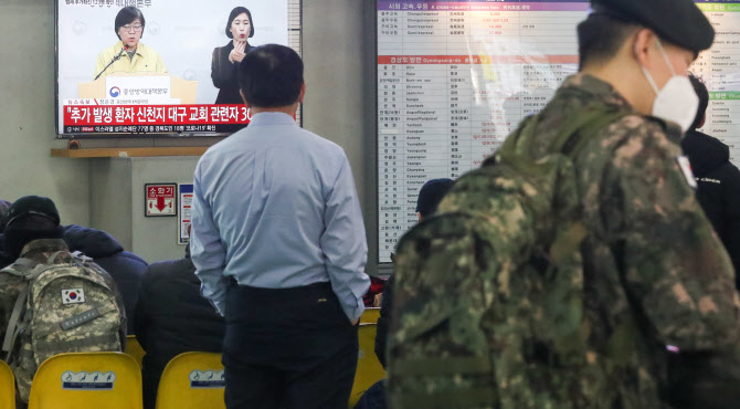  전 장병 휴가·외박 통제, 부대 복귀하는 장병들                                                                                                                                                    