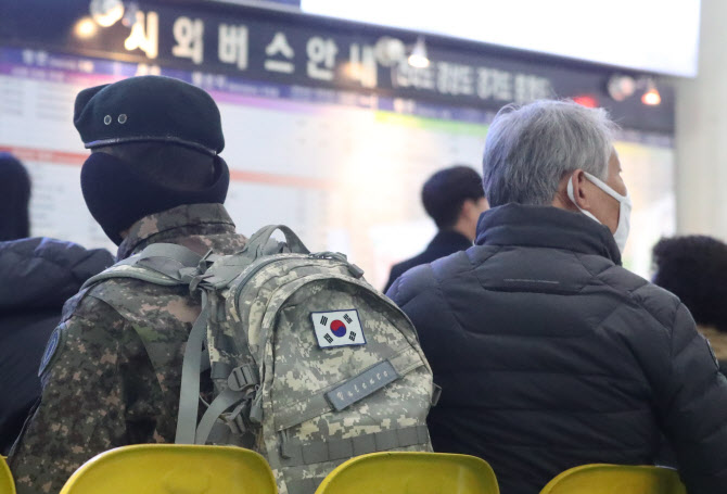  코로나19 확산 방지 휴가·외박 통제, 부대 복귀하는 장병                                                                                                                                           