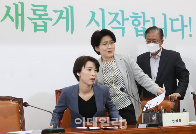 제1차 최고위 참석하는 민생당 공동대표                                                                                                                                                             