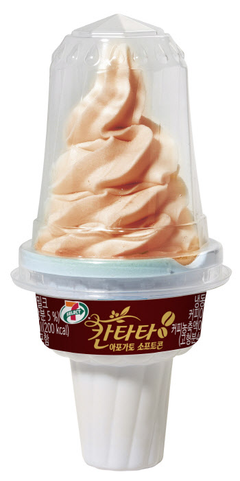 세븐일레븐, 이색 컬래버 아이스크림 1탄 '칸타타소프트콘' 출시