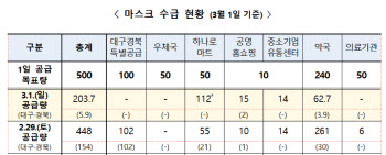 마스크, 편의점 판매해도 대란 이어질 듯... 생산전량 통제 필요