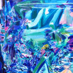 [e갤러리] 나뒹군 술병에 눌린 '꽃'의 의미…전은숙 '새벽 칵테일'