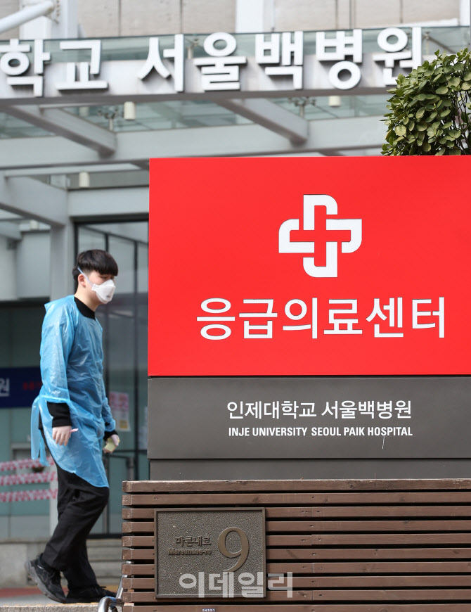 [포토]출입 통제된 서울백병원