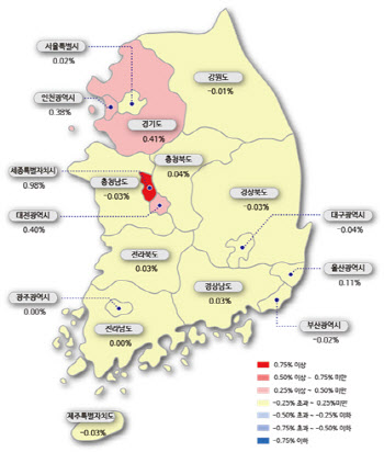 '강남 3구' 아파트값 8주 연속 떨어졌다