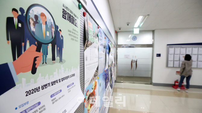 코로나19 여파로 취업시장도 셧다운                                                                                                                                                                 