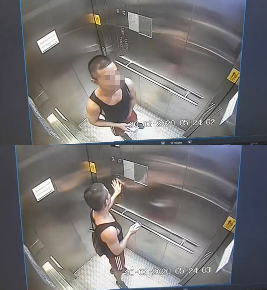 [어머! 세상에] 침 묻히고 성기 만진 손 '슥'…泰 엘리베이터 테러남