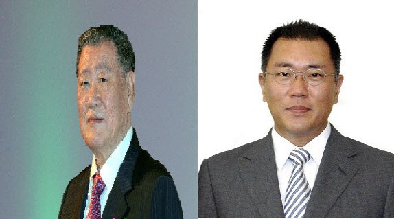 정몽구 회장 작년 연봉 70억…정의선은 51억