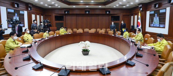  정세균 총리, 코로나19 대책회의                                                                                                                                                                   