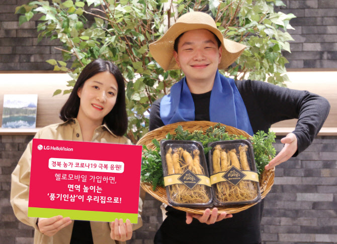 LG헬로비전, “유심 가입하면 ‘풍기인삼’ 준다”