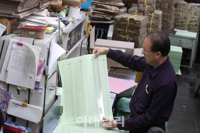 [포토]역대선거에서 가장 긴 투표용지