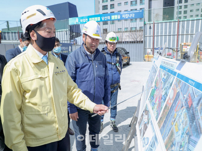 [포토]GTX-A 및 대곡~소사 복선전철사업 현장 찾은 이재준 고양시장