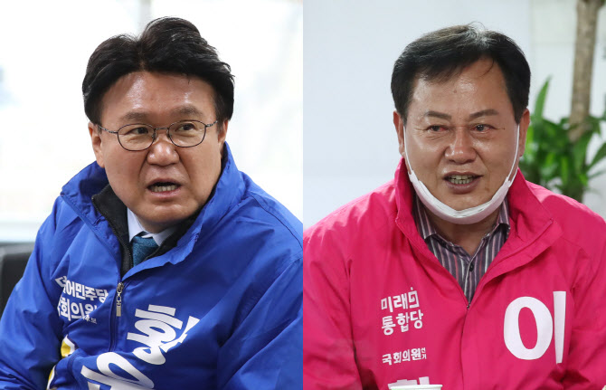 황운하 "검찰개혁 이룰 것" VS 이은권 "지역발전 적임자"