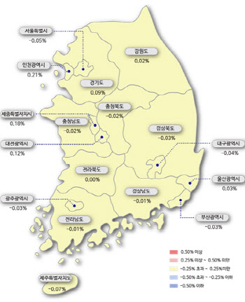 노도강도 멈췄다…서울 아파트값 하락세 전방위