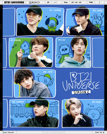 라인프렌즈 ‘BT21 UNIVERSE’, 시즌 3 공개