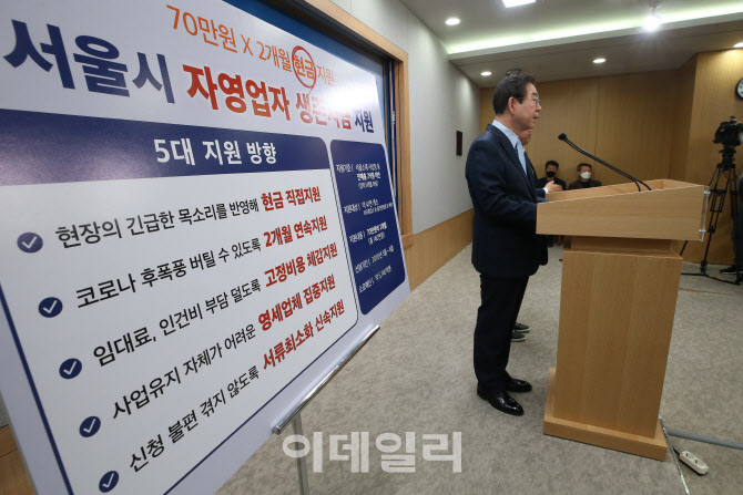 [포토]자영업자 생존자금 지원대책