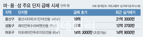 [절세發급급매]‘마용성’도 급매물...“2~3억 낮춰도 눈길 안줘”