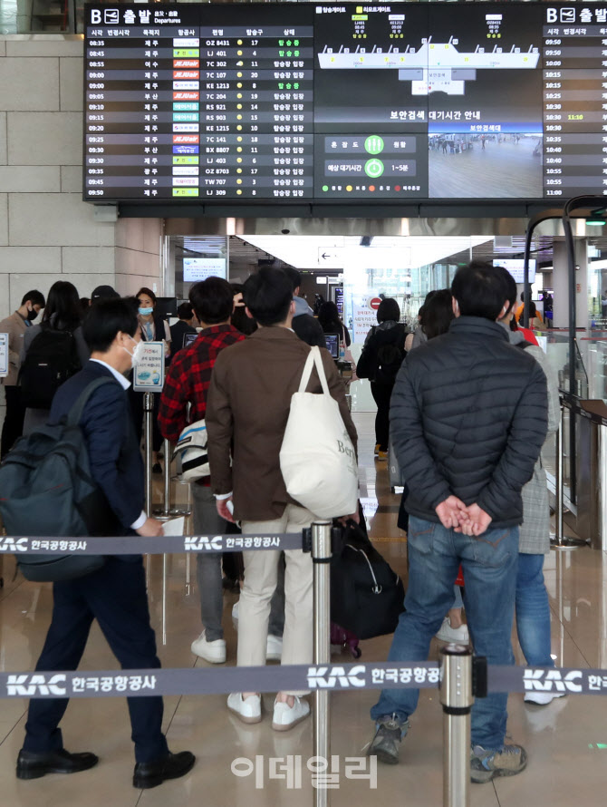 [포토]'황금연휴 시작' 김포∼제주 노선 작년수준 회복