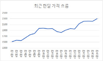 '유가 급락에도'…원유회사 ETF, 한달새 50% 올라