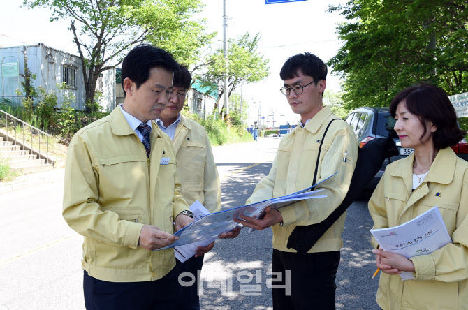 [포토]황범순 의정부 부시장, 국·도비 신청 사업 현장 점검 실시