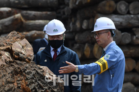 최병암 산림청 차장, 목재펠릿 생산업체 방문 애로사항 청취                                                                                                                                          