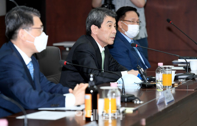 기간산업안정기금 출범, '축사하는 이동걸 회장'                                                                                                                                           