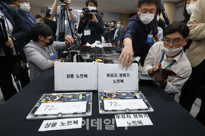 분류기-노트북 분해해서 입증                                                                                                                                                                       