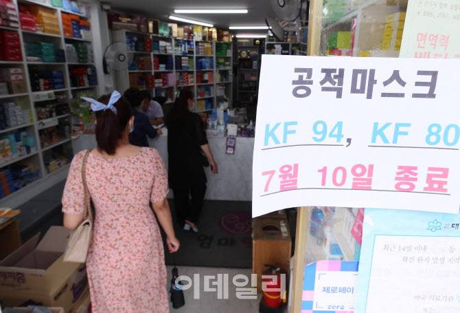 식약처, "공적마스크 제도 11일 종료"                                                                                                                                                     