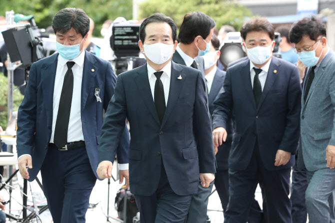 정세균 총리, 고 박원순 서울시장 빈소 조문                                                                                                                                                         