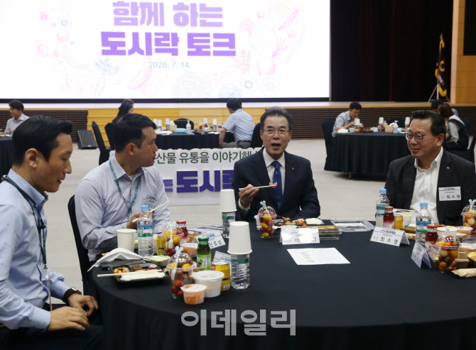  이성희 농협회장, 도시락 토크                                                                                                                                                                     