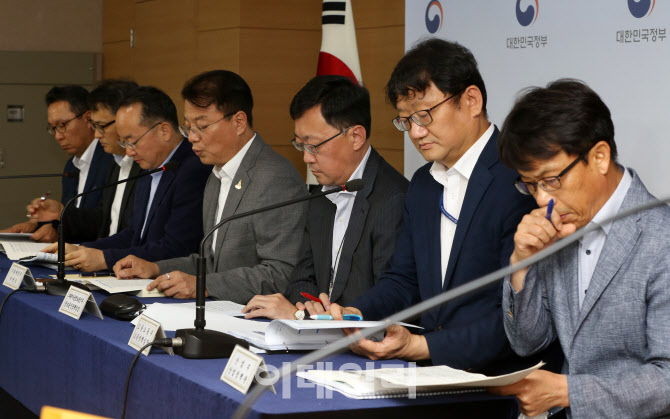  '한국판 뉴딜' 관련부처 합동 브리핑                                                                                                                                                     