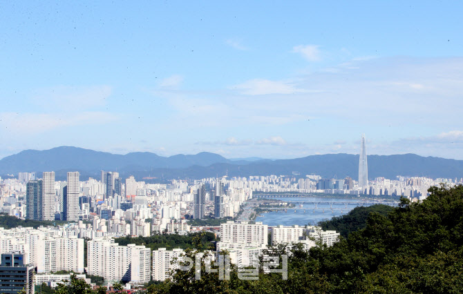 맑고 쾌청한 서울하늘                                                                                                                                                                              