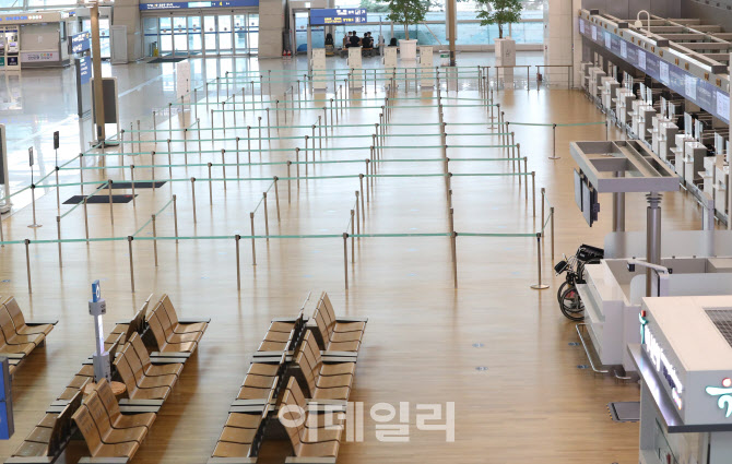 썰렁한 인천국제공항                                                                                                                                                                               
